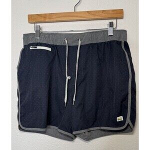 Vuori Banks Black  Gray Dot Men’s Shorts Size XL